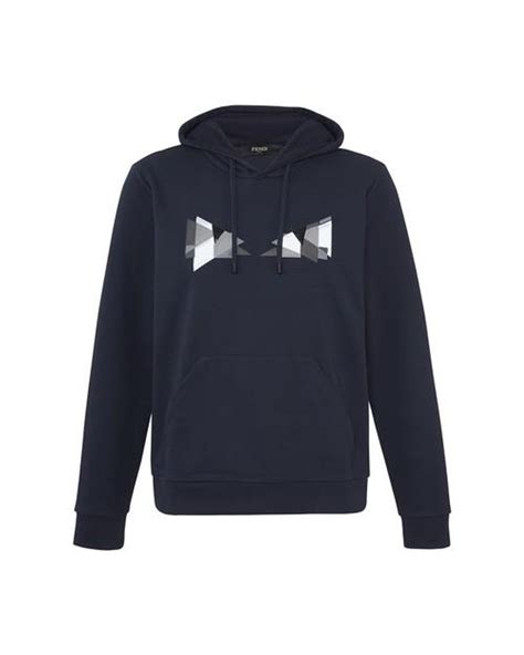 fendi cubic eyes hoodie|farfetch fendi hoodie.